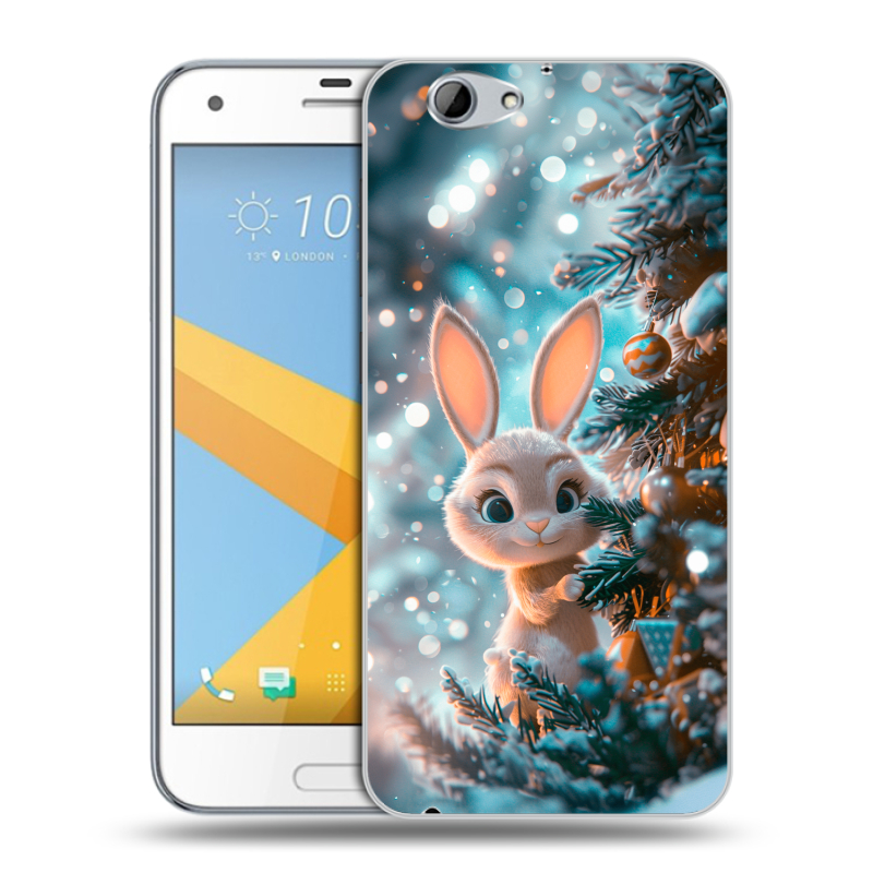 Пластиковый чехол на HTC One A9S с принтом Новый год Пластиковый чехол на HTC One A9S с принтом Новый год