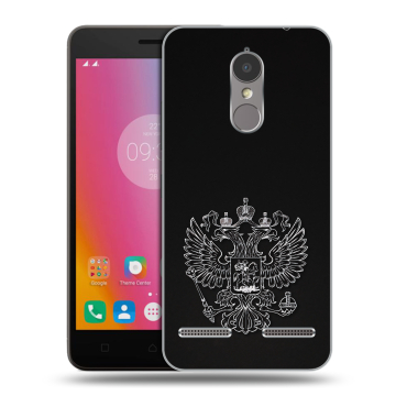Силиконовый чехол на Lenovo K6 с принтом Герб России Силиконовый чехол на Lenovo K6 с принтом Герб России