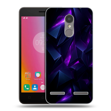Силиконовый чехол на Lenovo K6 с принтом Абстракиция Силиконовый чехол на Lenovo K6 с принтом Абстракиция