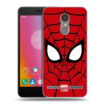 Силиконовый чехол на Lenovo K6 с принтом человек паук spiderman Силиконовый чехол на Lenovo K6 с принтом человек паук spiderman