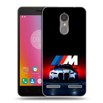 Силиконовый чехол на Lenovo K6 с принтом БМВ BMW Силиконовый чехол на Lenovo K6 с принтом БМВ BMW