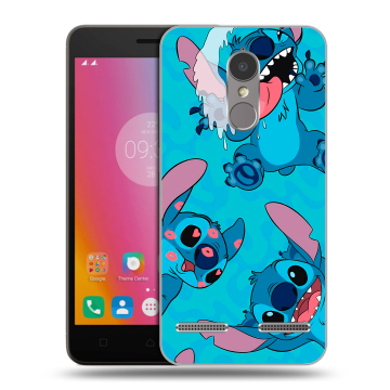 Силиконовый чехол на Lenovo K6 с принтом Лило и Стич Силиконовый чехол на Lenovo K6 с принтом Лило и Стич