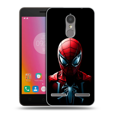 Силиконовый чехол на Lenovo K6 с принтом Spiderman Человек паук Силиконовый чехол на Lenovo K6 с принтом Spiderman Человек паук