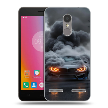 Силиконовый чехол на Lenovo K6 с принтом BMW БМВ Силиконовый чехол на Lenovo K6 с принтом BMW БМВ