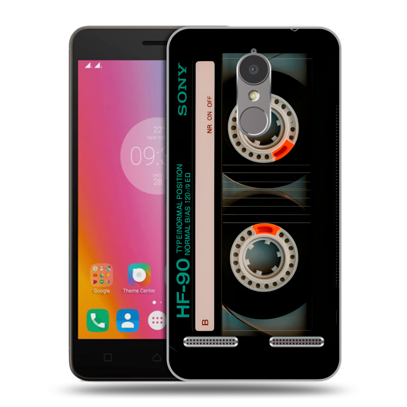 Пластиковый чехол на Lenovo K6 с принтом Кассета Пластиковый чехол на Lenovo K6 с принтом Кассета