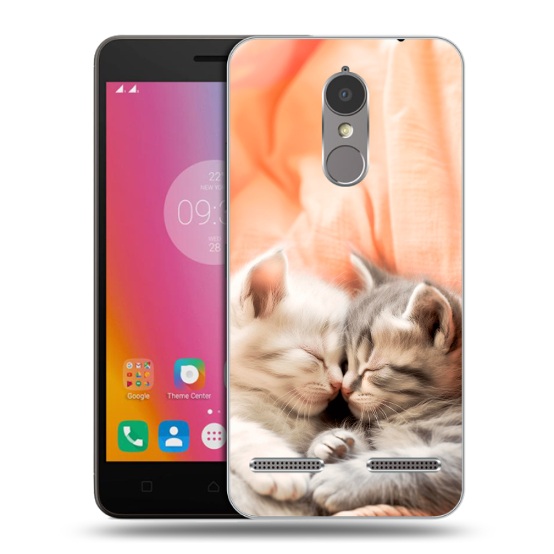 Пластиковый чехол на Lenovo K6 с принтом Котята Пластиковый чехол на Lenovo K6 с принтом Котята