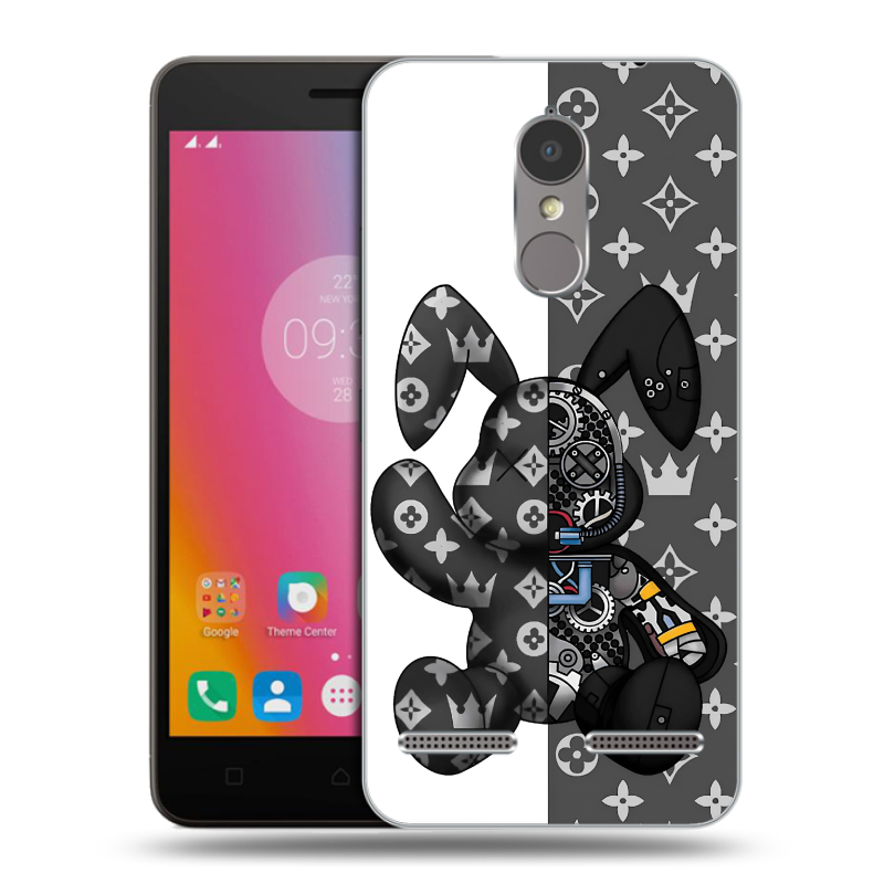 Силиконовый чехол на Lenovo K6 с принтом Луи робот Силиконовый чехол на Lenovo K6 с принтом Луи робот