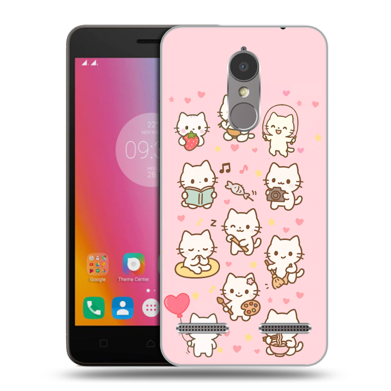 Пластиковый чехол на Lenovo K6 с принтом Hello Kitty Хелоу Кити Пластиковый чехол на Lenovo K6 с принтом Hello Kitty Хелоу Кити