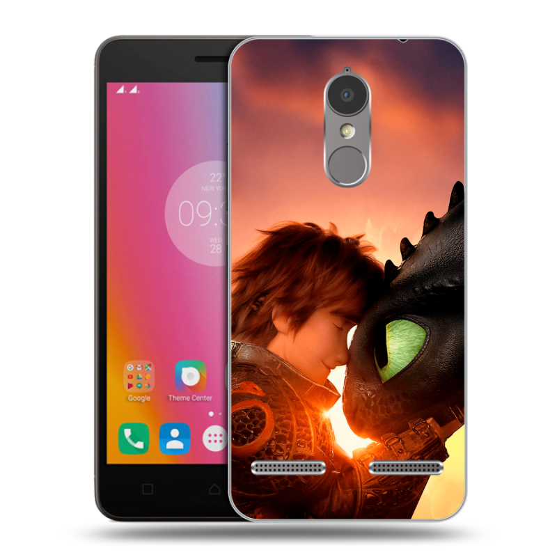 Силиконовый чехол на Lenovo K6 с принтом Как приручить дракона Силиконовый чехол на Lenovo K6 с принтом Как приручить дракона