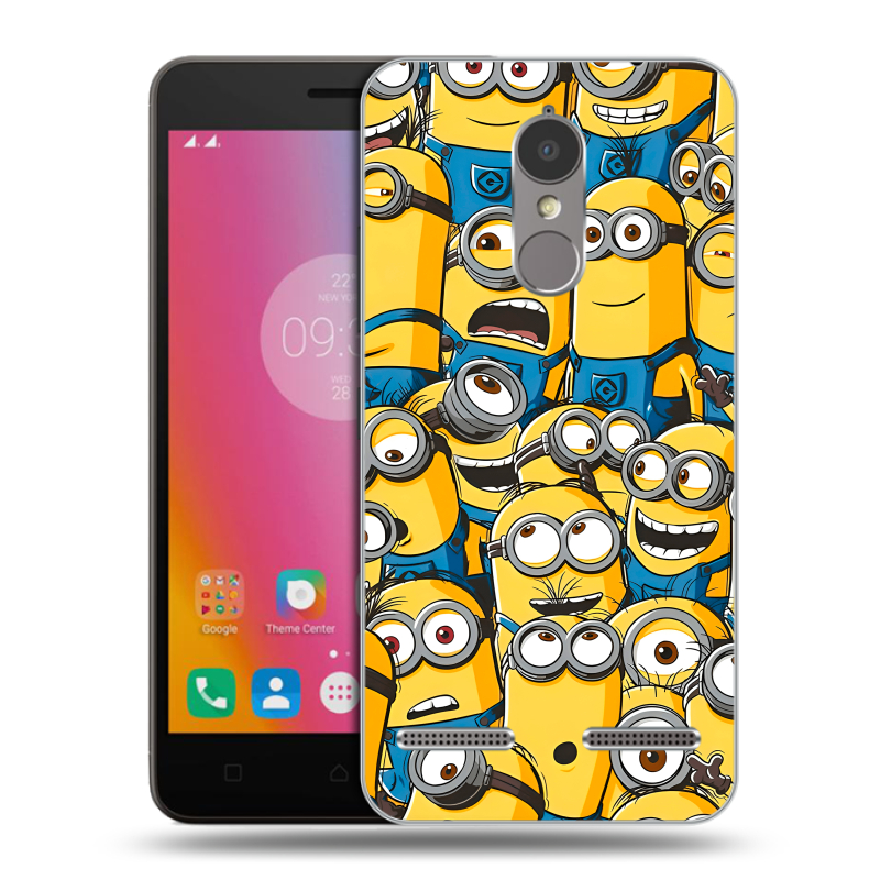 Пластиковый чехол на Lenovo K6 с принтом Миньоны Пластиковый чехол на Lenovo K6 с принтом Миньоны
