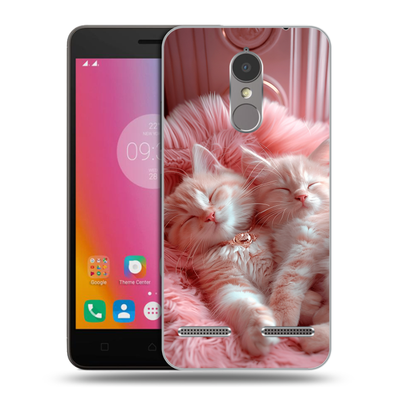 Силиконовый чехол на Lenovo K6 с принтом котята котики Силиконовый чехол на Lenovo K6 с принтом котята котики