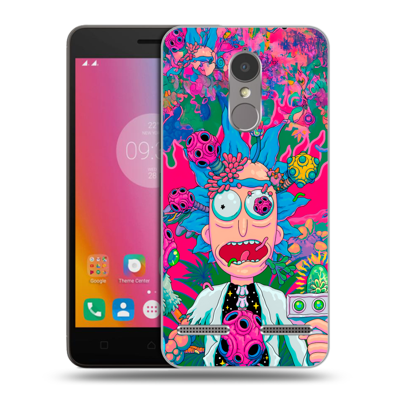 Силиконовый чехол на Lenovo K6 с принтом Рик и Морти Rick Morty Силиконовый чехол на Lenovo K6 с принтом Рик и Морти Rick Morty