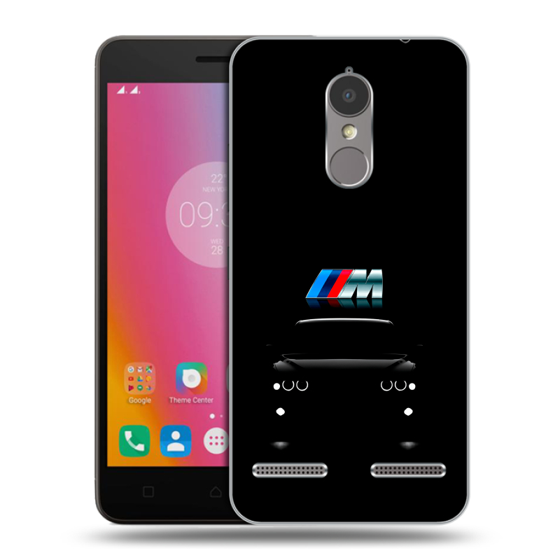 Силиконовый чехол на Lenovo K6 с принтом БМВ BMW Силиконовый чехол на Lenovo K6 с принтом БМВ BMW