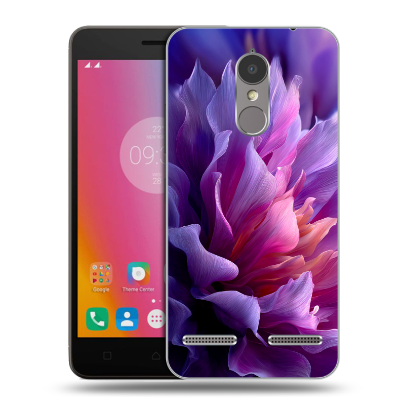 Силиконовый чехол на Lenovo K6 с принтом женский цветы Силиконовый чехол на Lenovo K6 с принтом женский цветы
