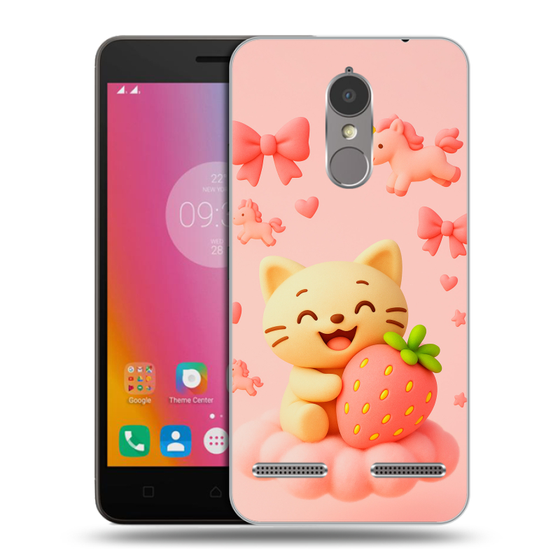 Пластиковый чехол на Lenovo K6 с принтом для девочек Пластиковый чехол на Lenovo K6 с принтом для девочек