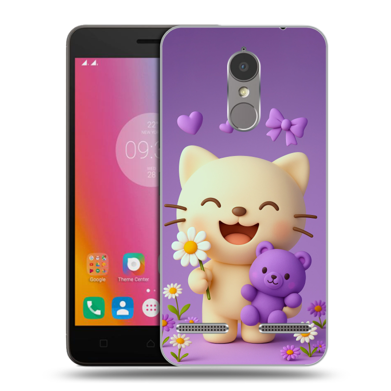 Пластиковый чехол на Lenovo K6 с принтом для девочек Пластиковый чехол на Lenovo K6 с принтом для девочек
