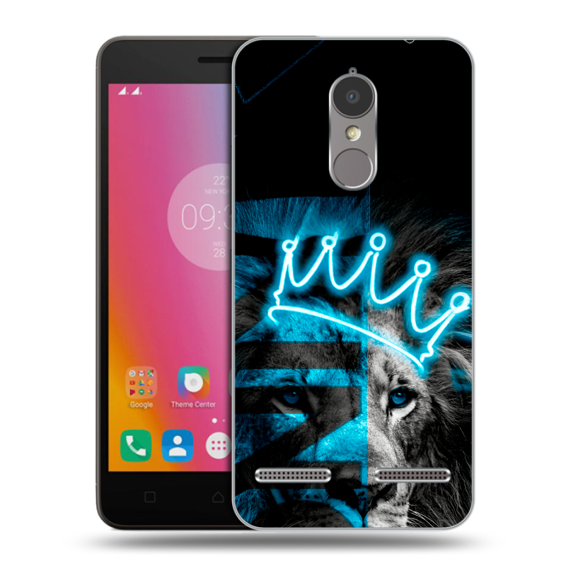 Пластиковый чехол на Lenovo K6 с принтом Король лев Пластиковый чехол на Lenovo K6 с принтом Король лев