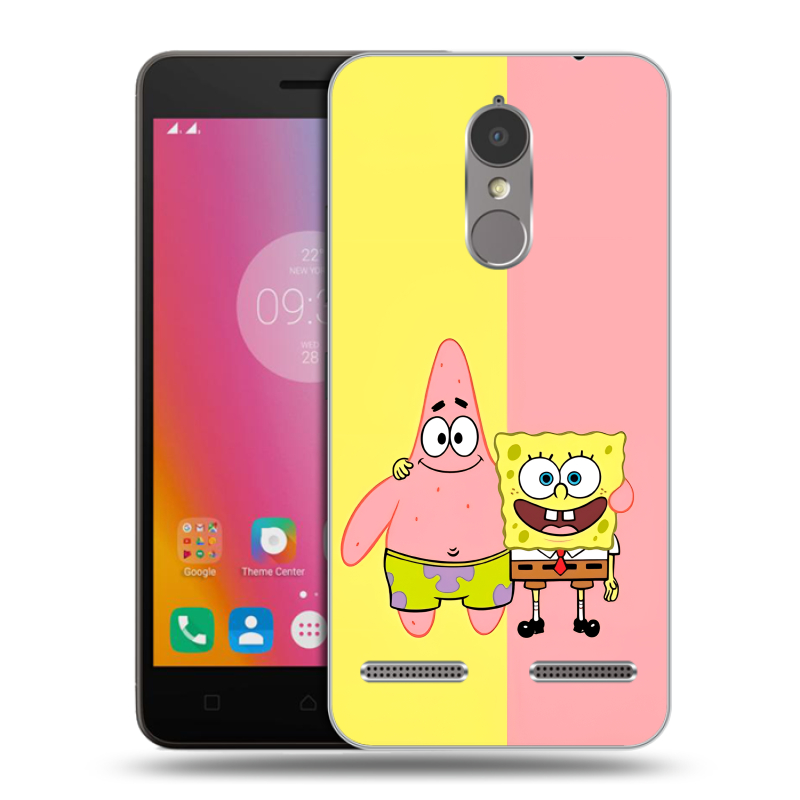 Пластиковый чехол на Lenovo K6 с принтом Спанч боб Спанчбоб Пластиковый чехол на Lenovo K6 с принтом Спанч боб Спанчбоб