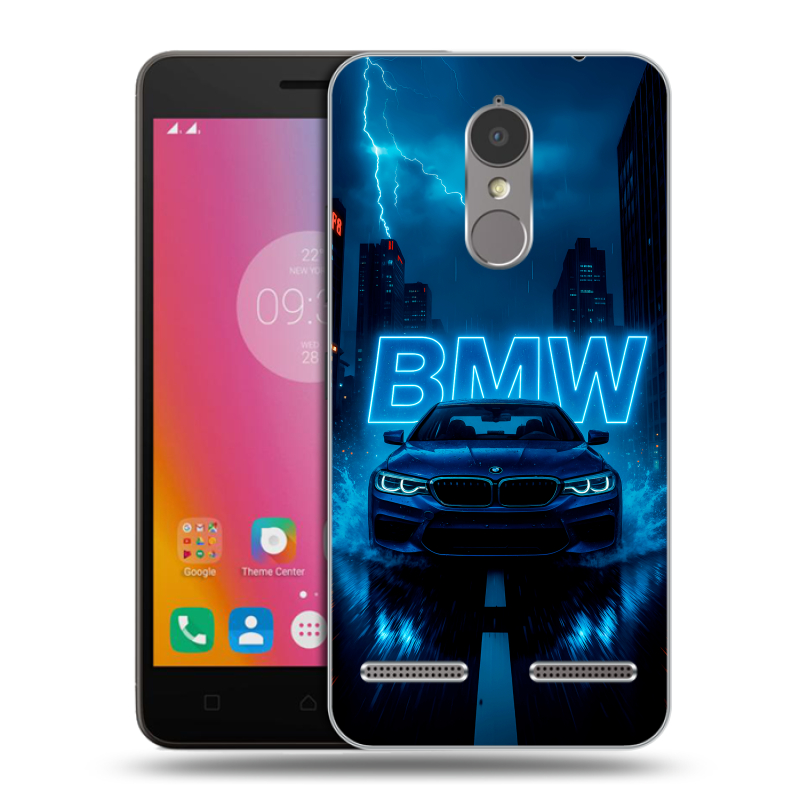 Пластиковый чехол на Lenovo K6 с принтом BMW БМВ Пластиковый чехол на Lenovo K6 с принтом BMW БМВ