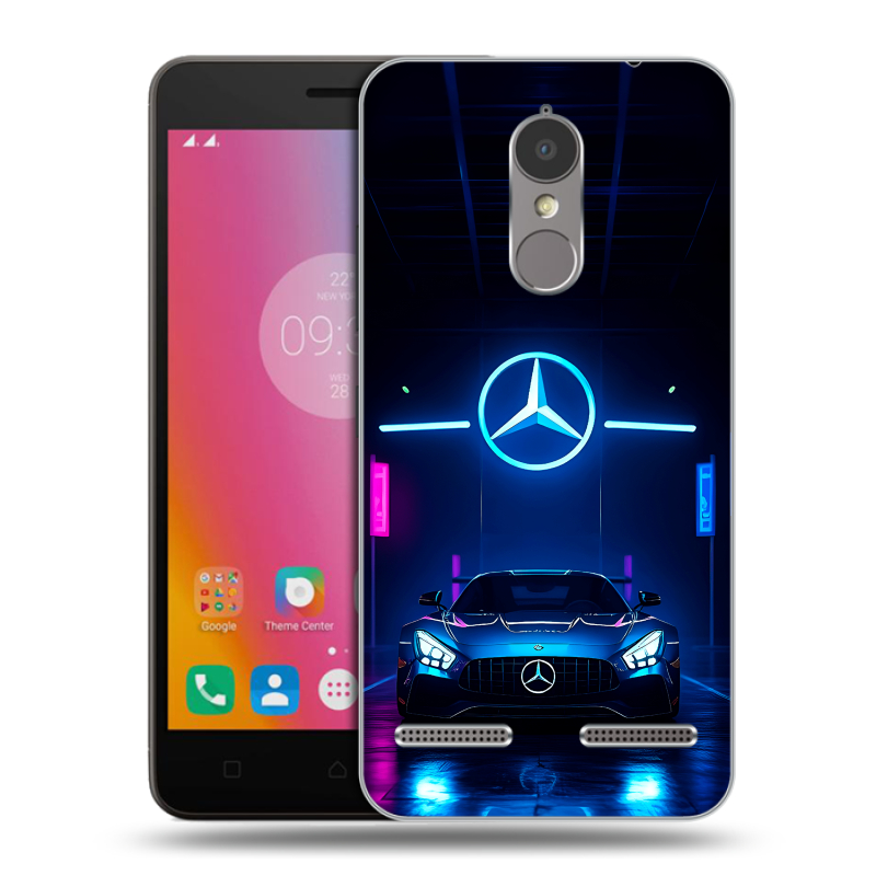 Силиконовый чехол на Lenovo K6 с принтом Mercedes Мерседес Силиконовый чехол на Lenovo K6 с принтом Mercedes Мерседес