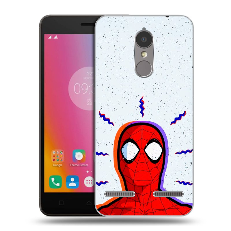 Пластиковый чехол на Lenovo K6 с принтом Spiderman Человек паук Пластиковый чехол на Lenovo K6 с принтом Spiderman Человек паук