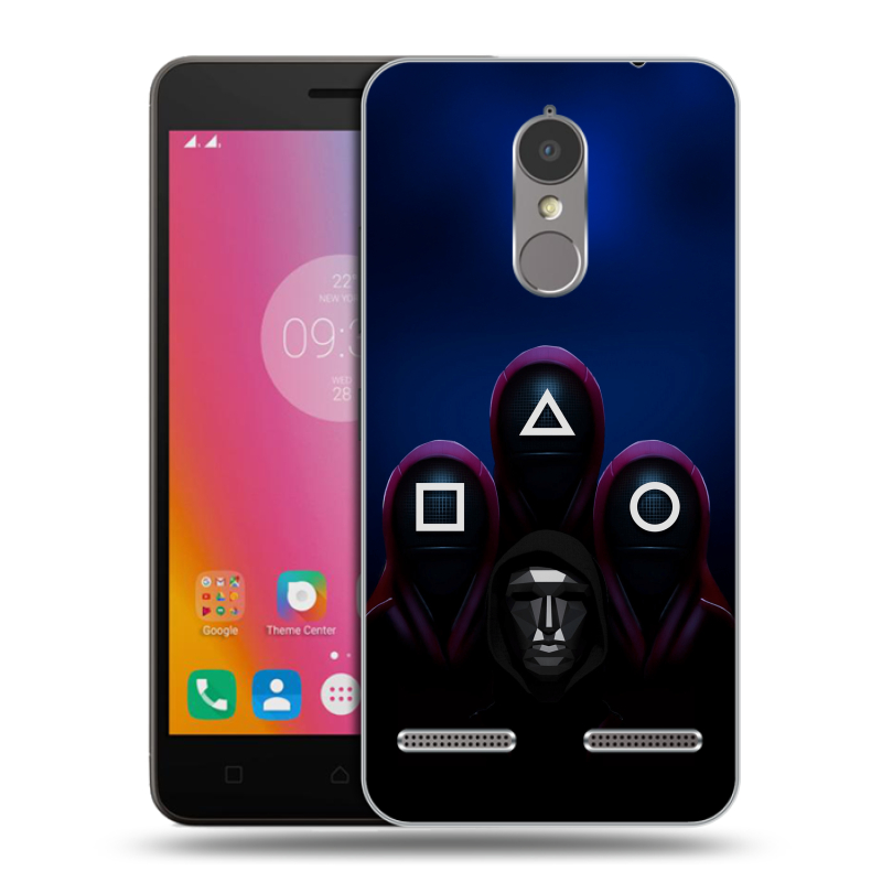 Пластиковый чехол на Lenovo K6 с принтом Игра Кальмара Пластиковый чехол на Lenovo K6 с принтом Игра Кальмара