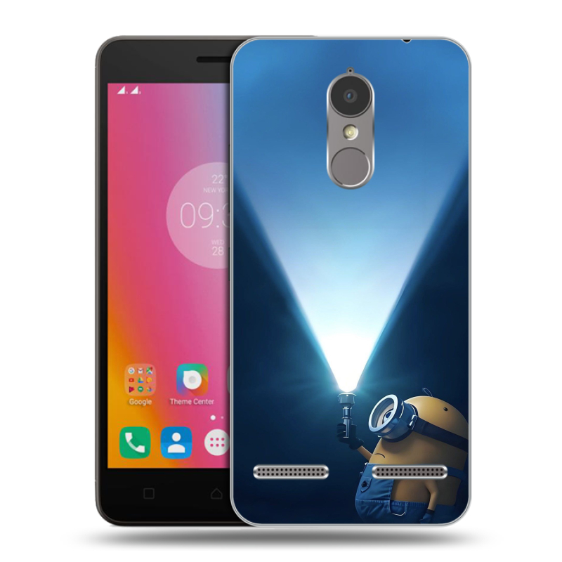 Пластиковый чехол на Lenovo K6 с принтом Миньоны Пластиковый чехол на Lenovo K6 с принтом Миньоны