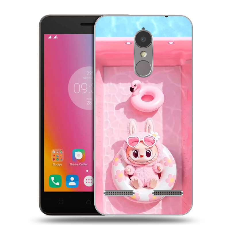 Силиконовый чехол на Lenovo K6 с принтом Labubu Лабубу Силиконовый чехол на Lenovo K6 с принтом Labubu Лабубу