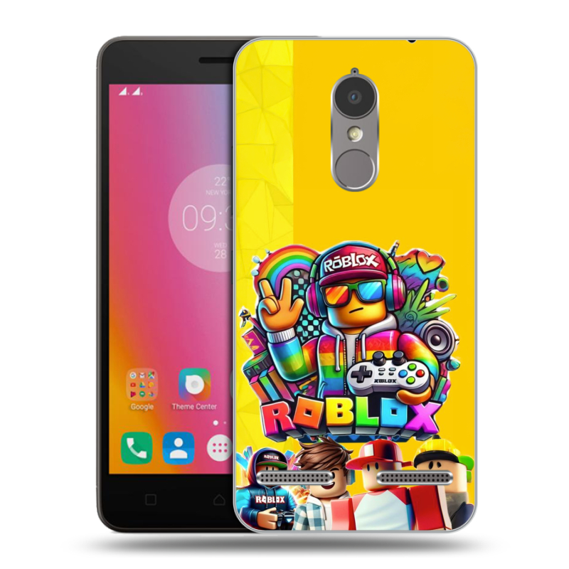 Пластиковый чехол на Lenovo K6 с принтом Roblox Роблокс Пластиковый чехол на Lenovo K6 с принтом Roblox Роблокс