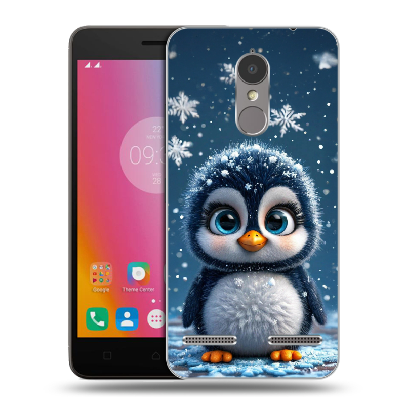 Силиконовый чехол на Lenovo K6 с принтом Новый год Силиконовый чехол на Lenovo K6 с принтом Новый год