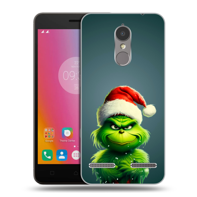 Силиконовый чехол на Lenovo K6 с принтом Новый год Силиконовый чехол на Lenovo K6 с принтом Новый год