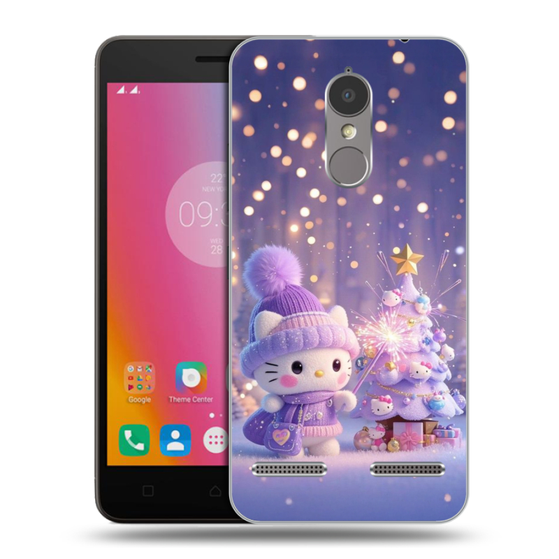 Пластиковый чехол на Lenovo K6 с принтом Новый год Пластиковый чехол на Lenovo K6 с принтом Новый год