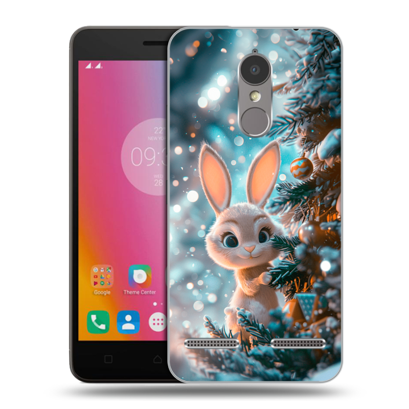 Пластиковый чехол на Lenovo K6 с принтом Новый год Пластиковый чехол на Lenovo K6 с принтом Новый год