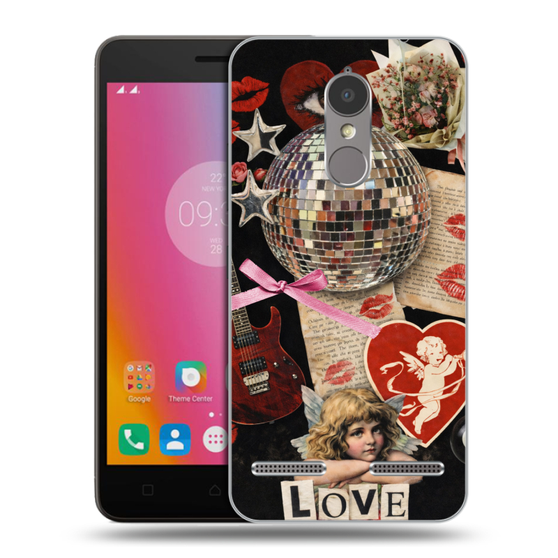 Силиконовый чехол на Lenovo K6 с принтом для девочек Силиконовый чехол на Lenovo K6 с принтом для девочек