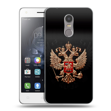 Силиконовый чехол на Lenovo K6 Note с принтом Герб России