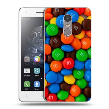 Силиконовый чехол на Lenovo K6 Note с принтом Конфеты