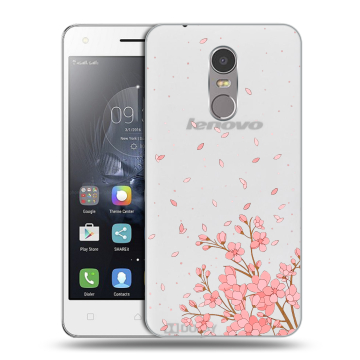 Силиконовый чехол на Lenovo K6 Note с принтом Ветка сакуры