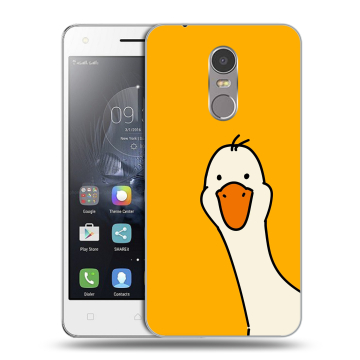 Силиконовый чехол на Lenovo K6 Note с принтом Утка