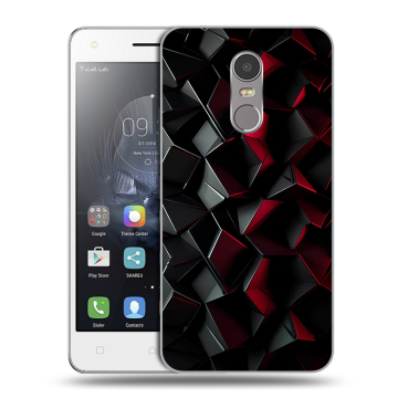 Силиконовый чехол на Lenovo K6 Note с принтом Абстракция
