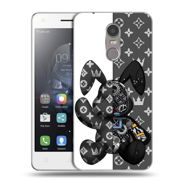 Силиконовый чехол на Lenovo K6 Note с принтом Луи робот