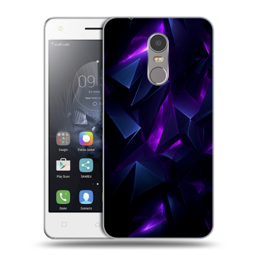 Силиконовый чехол на Lenovo K6 Note с принтом Абстракиция Силиконовый чехол на Lenovo K6 Note с принтом Абстракиция