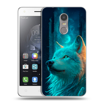 Силиконовый чехол на Lenovo K6 Note с принтом бабочки саккура