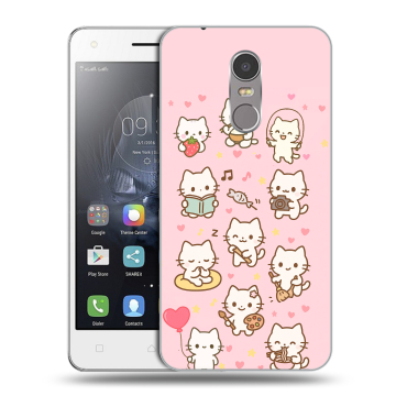 Силиконовый чехол на Lenovo K6 Note с принтом Hello Kitty Хелоу Кити