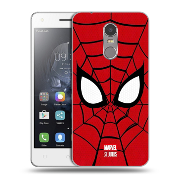 Силиконовый чехол на Lenovo K6 Note с принтом человек паук spiderman