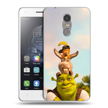 Силиконовый чехол на Lenovo K6 Note с принтом Шрек Shrek Силиконовый чехол на Lenovo K6 Note с принтом Шрек Shrek