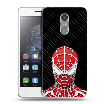 Силиконовый чехол на Lenovo K6 Note с принтом человек паук spiderman