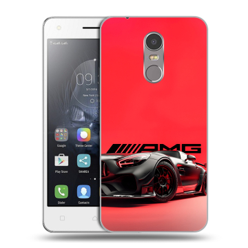 Силиконовый чехол на Lenovo K6 Note с принтом Мерседес Mercedes AMG Силиконовый чехол на Lenovo K6 Note с принтом Мерседес Mercedes AMG