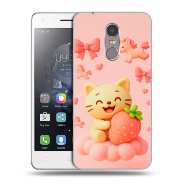 Силиконовый чехол на Lenovo K6 Note с принтом для девочек