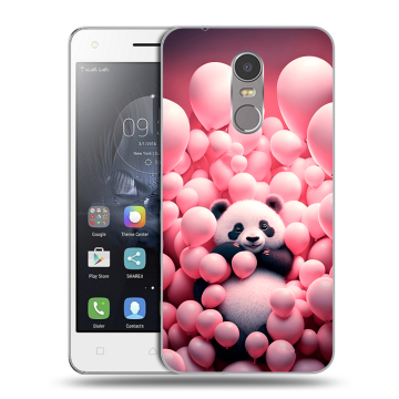 Силиконовый чехол на Lenovo K6 Note с принтом Панда