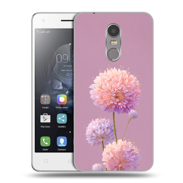 Силиконовый чехол на Lenovo K6 Note с принтом Цветы Силиконовый чехол на Lenovo K6 Note с принтом Цветы